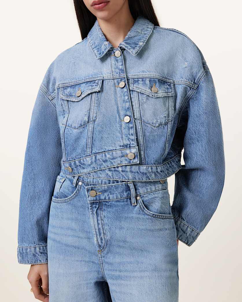 Aki Crossover Denim Jacket