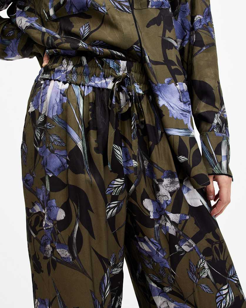 Tyler Straight Fit Printed Trousers