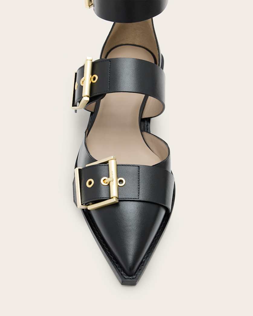 Sutton Leather Pointed Toe Shoes