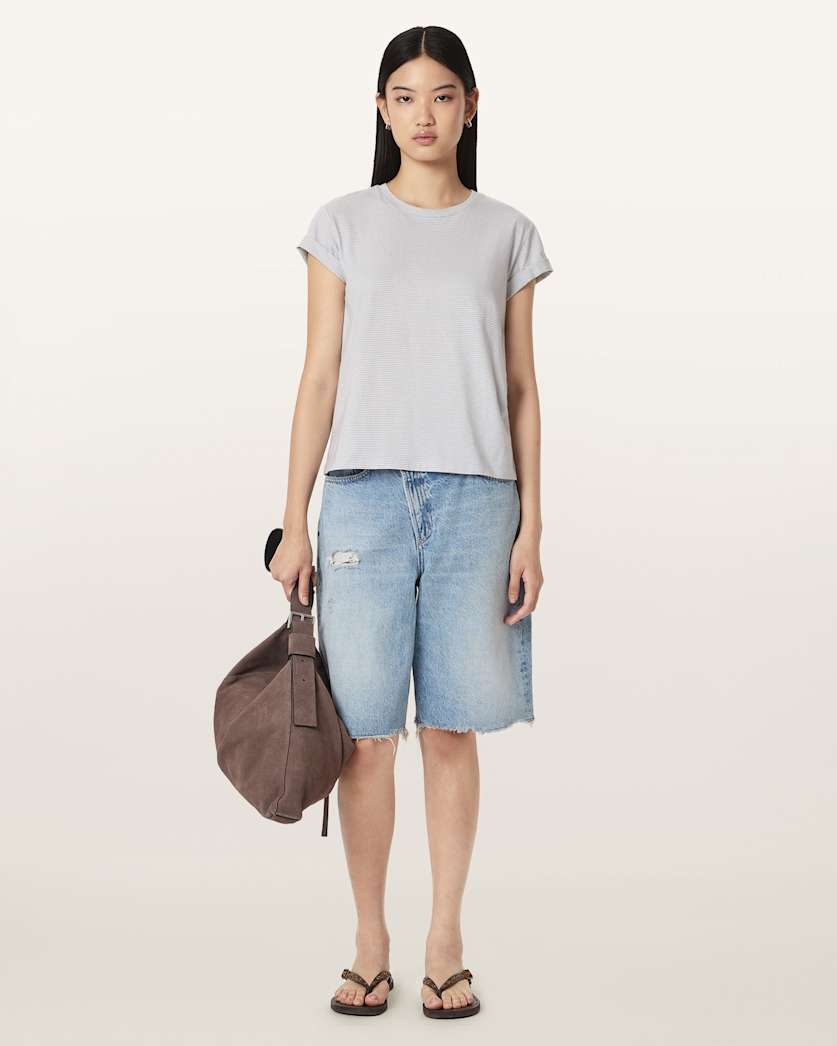 Anna Striped Cotton T-Shirt