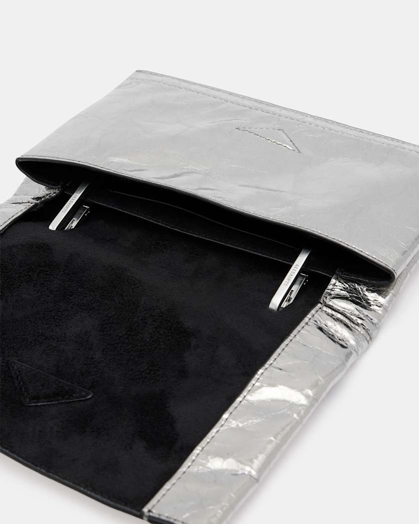 Yua Leather Removable Chain Clutch Bag