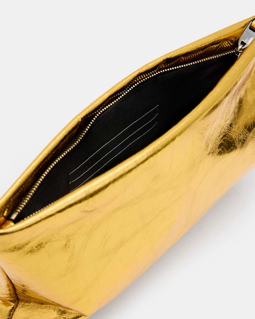 Bettina Leather Clutch Bag