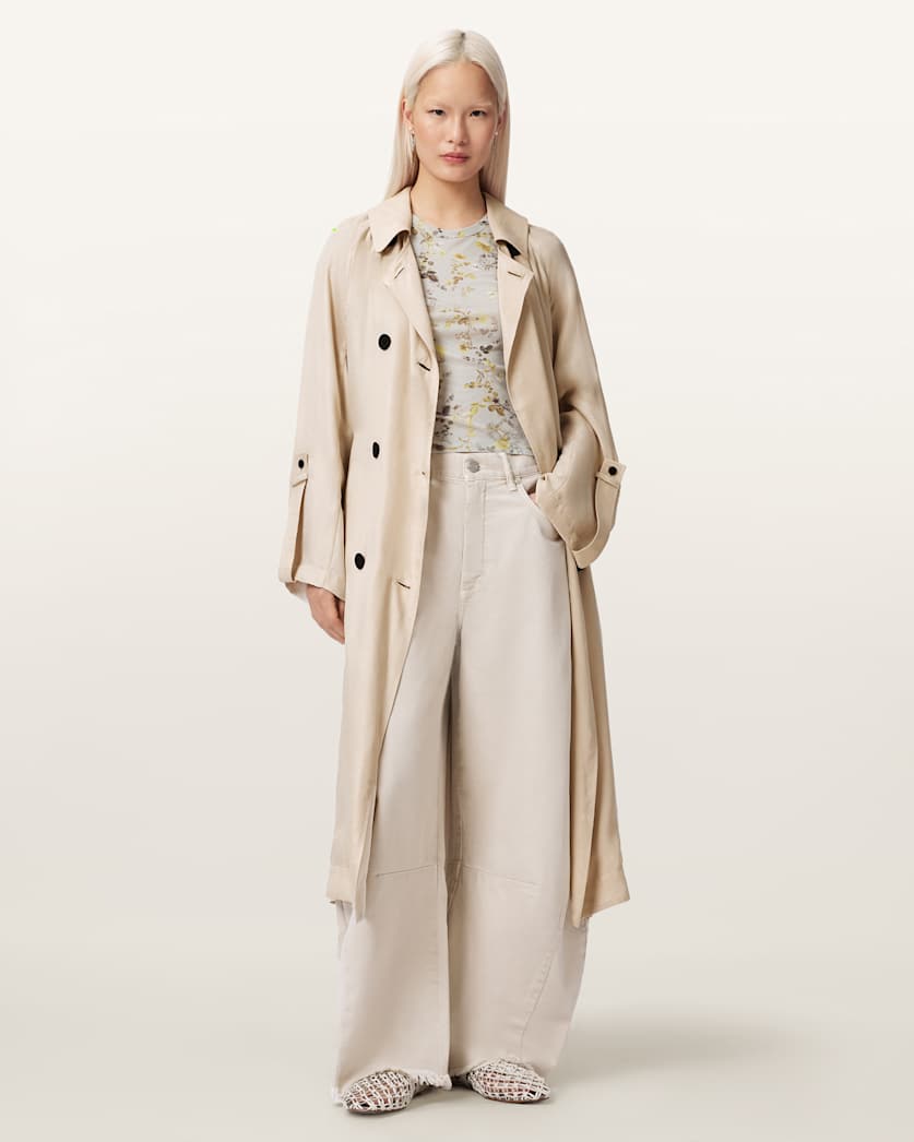 Lizie Double Breasted Trench Coat