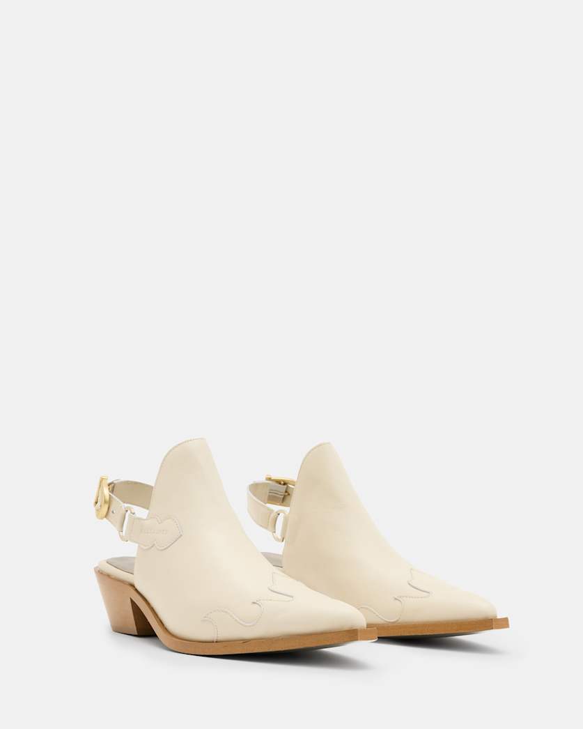 Desola Leather Western Mule