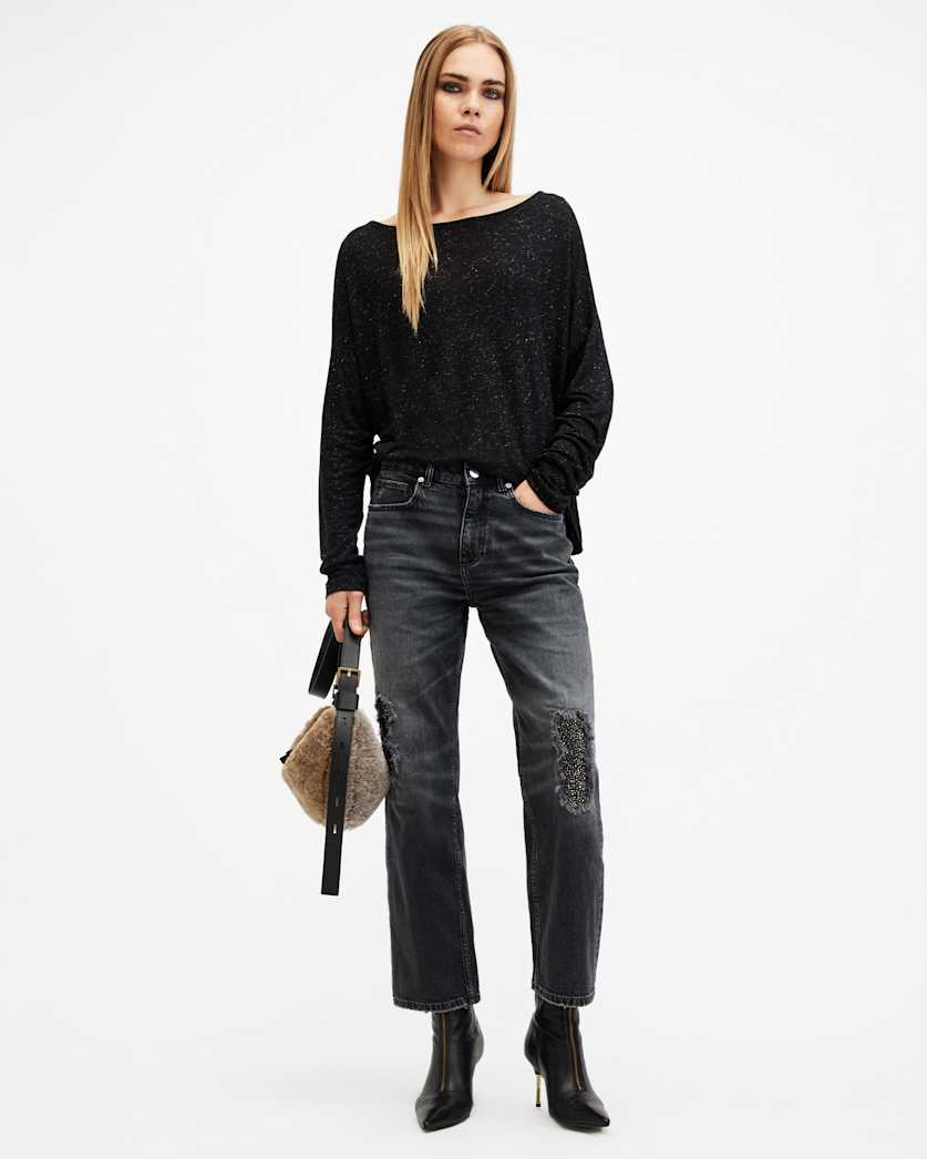 Rita Shimmer Relaxed Fit T-Shirt