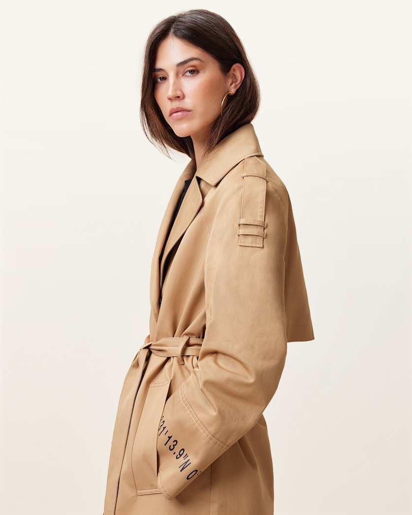 Demmi Oversized Belted Trench Coat