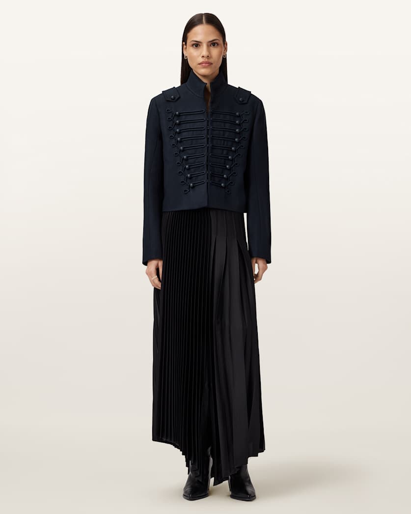 Rummy Cropped Wool Blend Jacket
