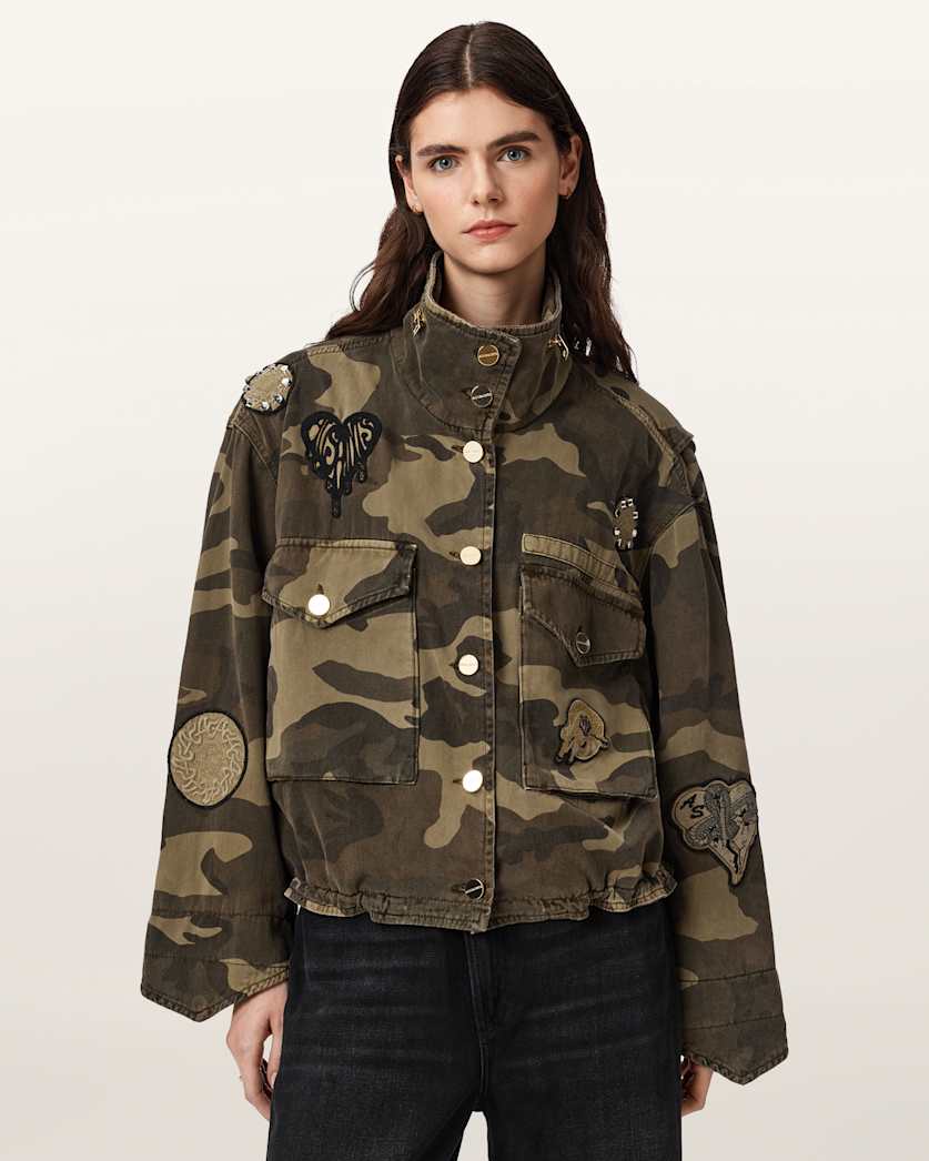 Clay Camo Patch Jacket