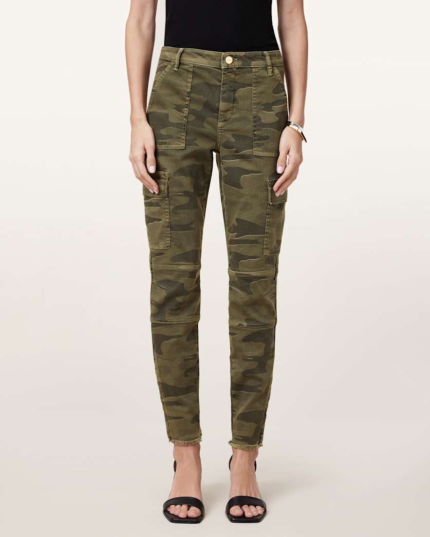 Duran Skinny Camouflage Cargo Jeans
