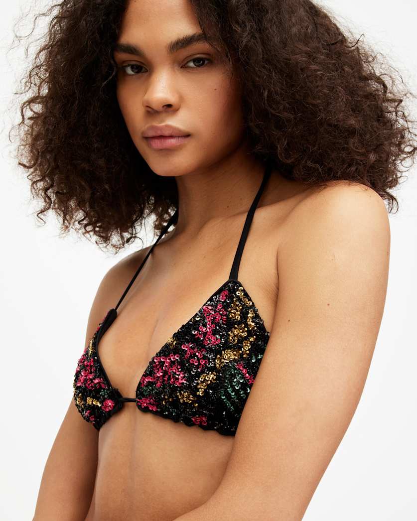 Jamilia Beaded Bikini Top