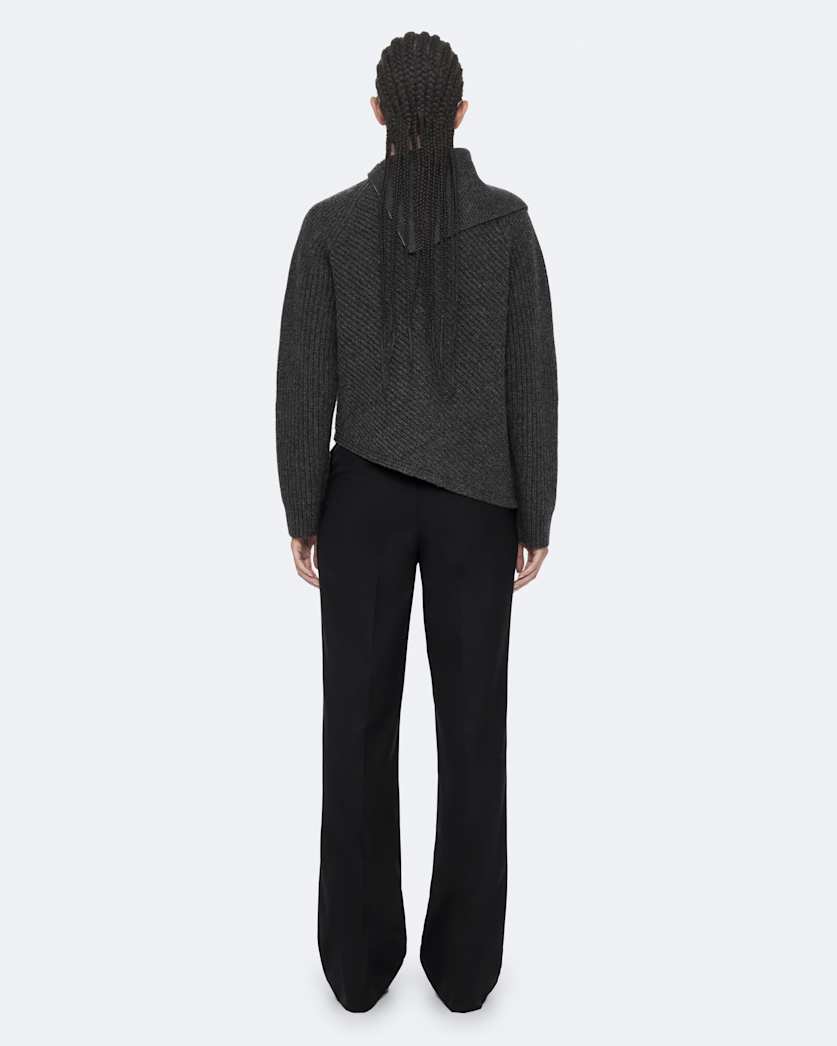 Cleo Relaxed-Fit Funnel-Neck Jumper