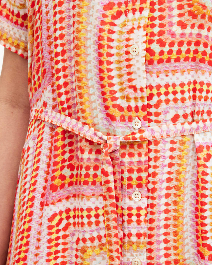 Athea Luisa Print Mini Shirt Dress