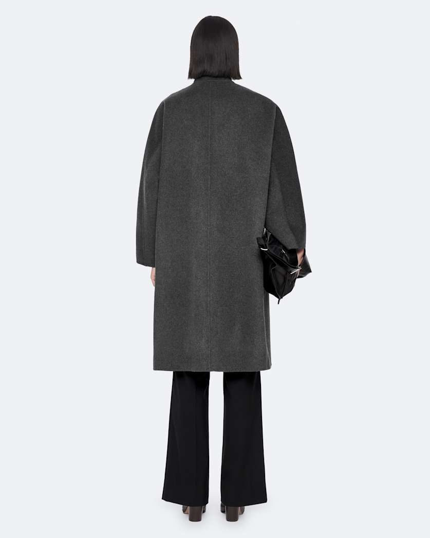 Effie Wool-Blend Cocoon Coat