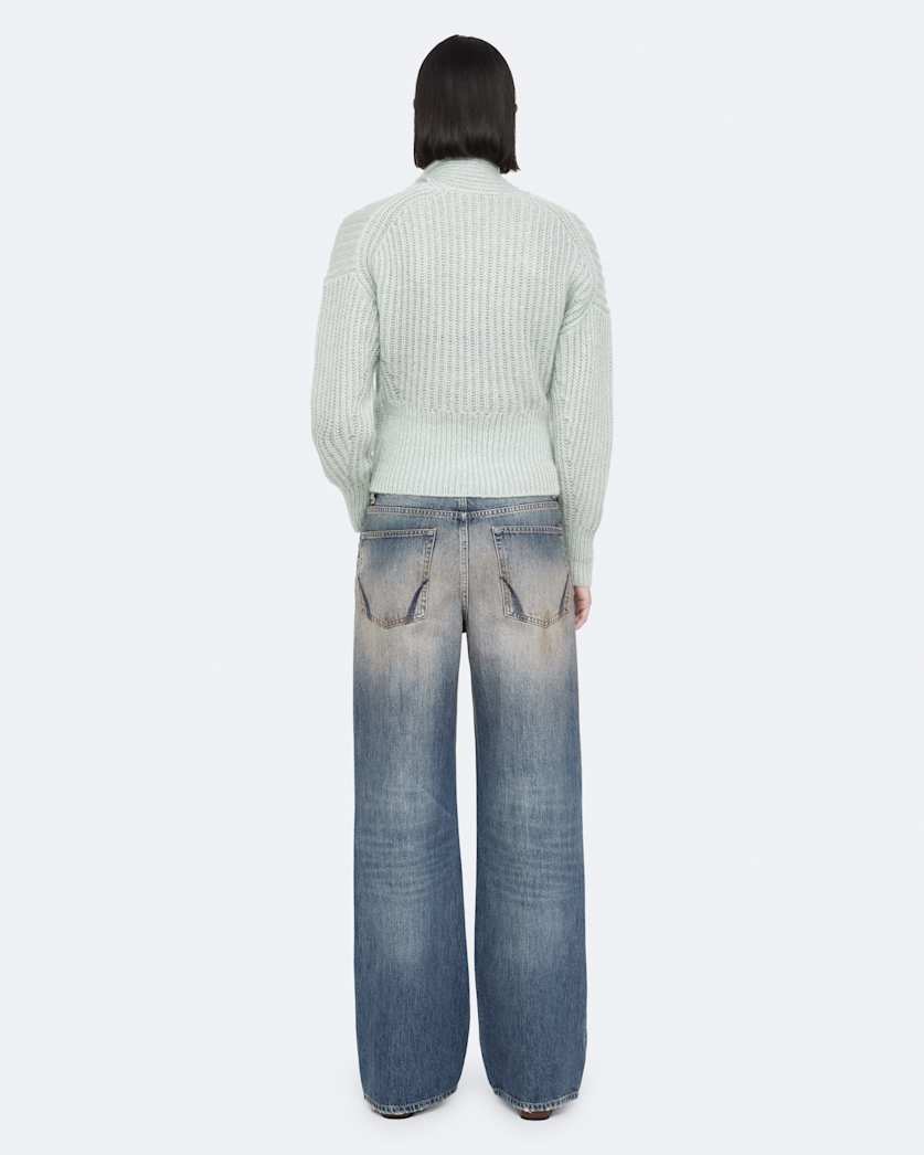 Bow detail knitted jumper