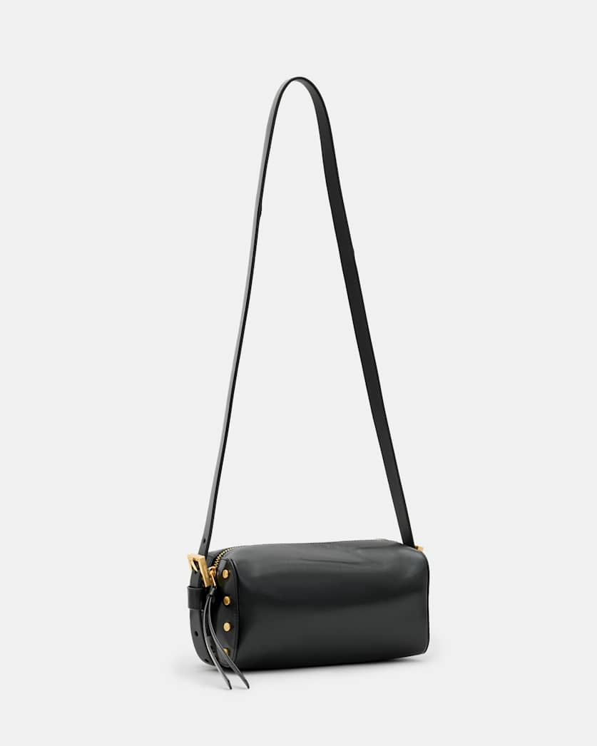 Miro Barrell Leather Crossbody Bag
