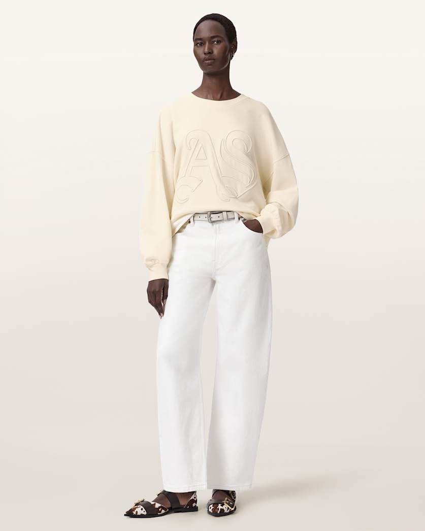 Lila Embroidered Oversized Sweatshirt