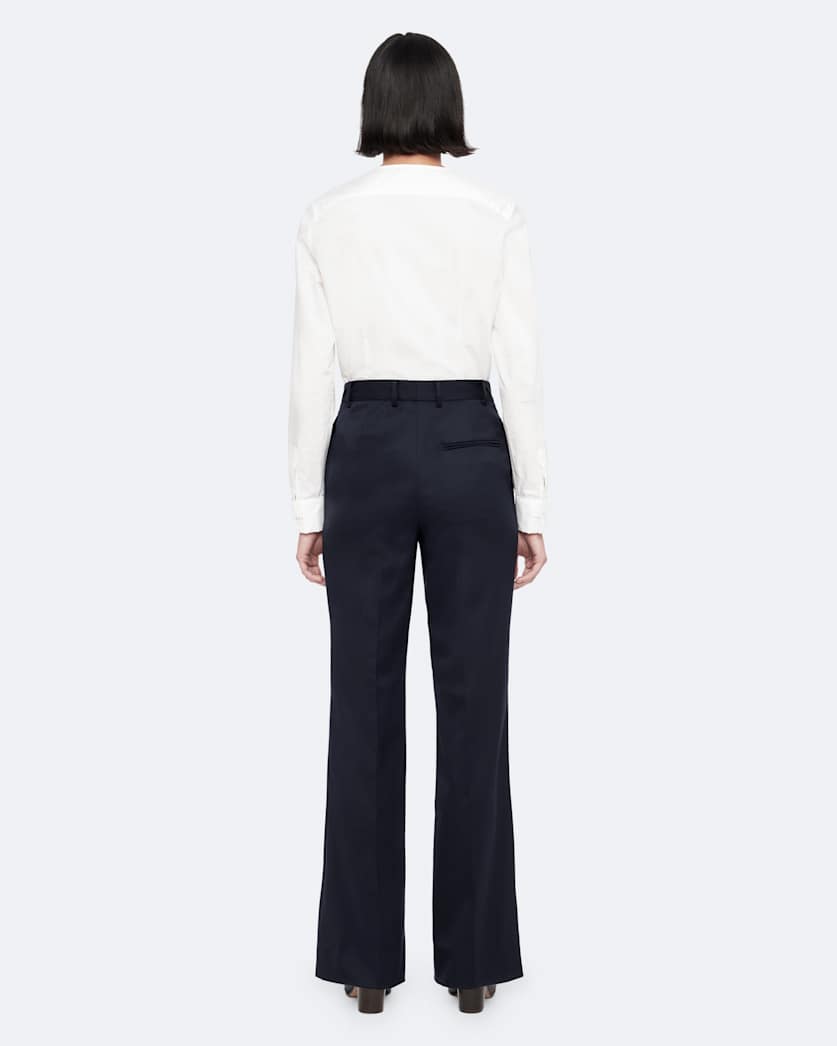 Elysia Mid-Rise Slim-Fit Tailored Trousers