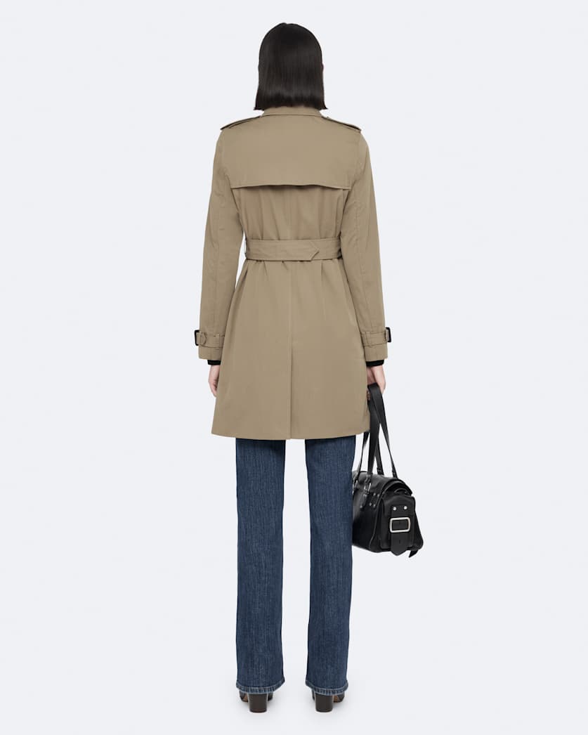 Leonard Double-Breasted Cotton Trench Coat