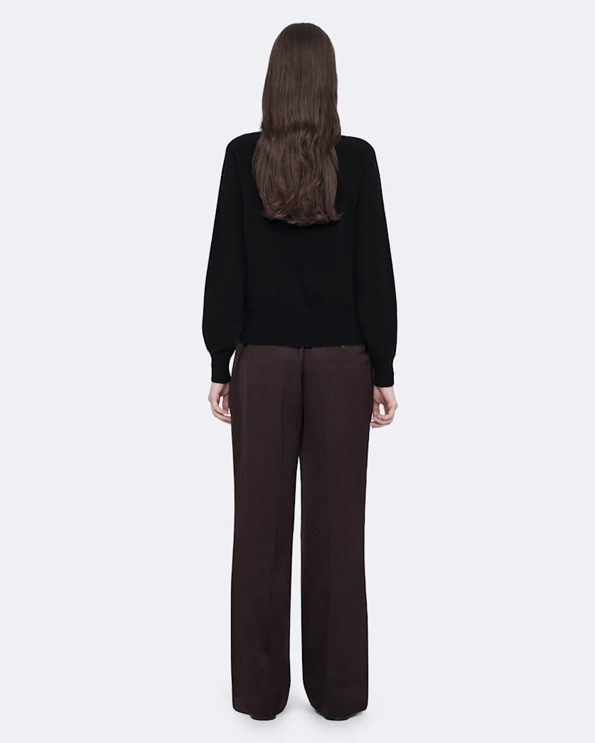 Leonie Mid-Rise Satin Wide-Leg Trousers