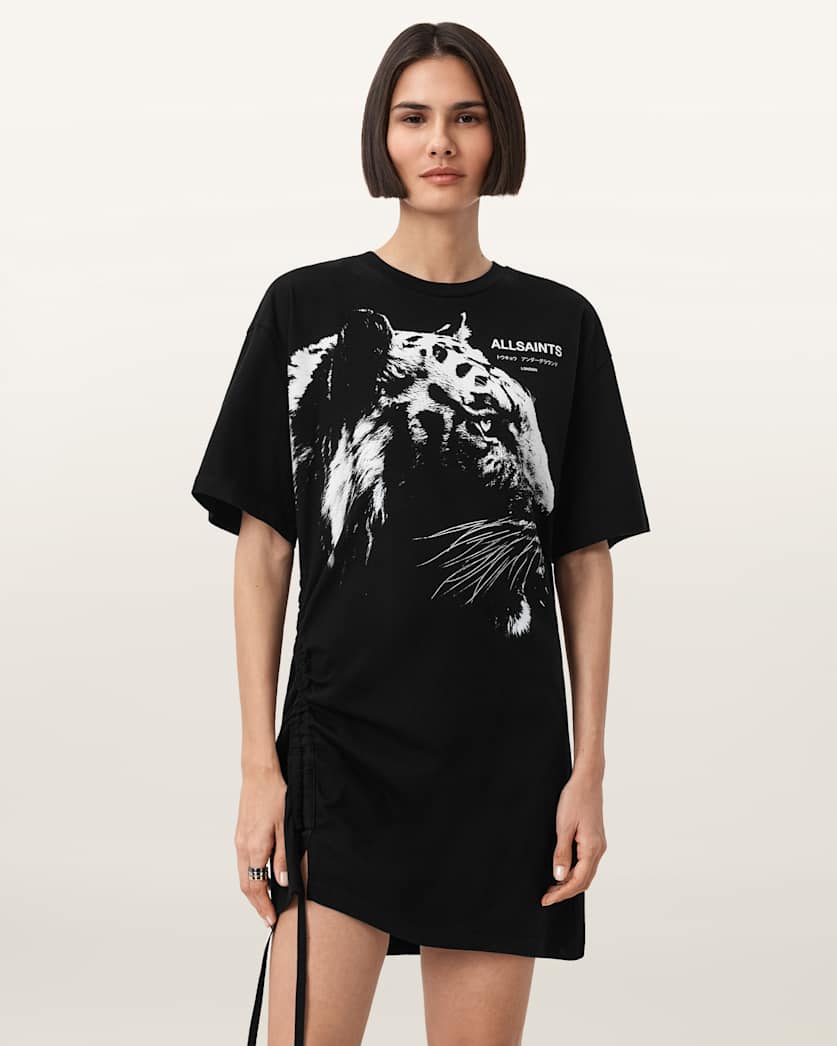 Ivana Naenia Drawcord Mini Dress