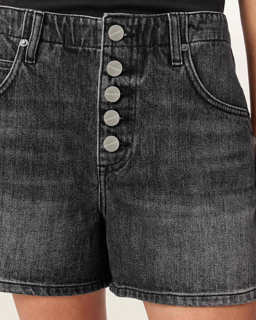 Tay Mid Rise Denim Shorts