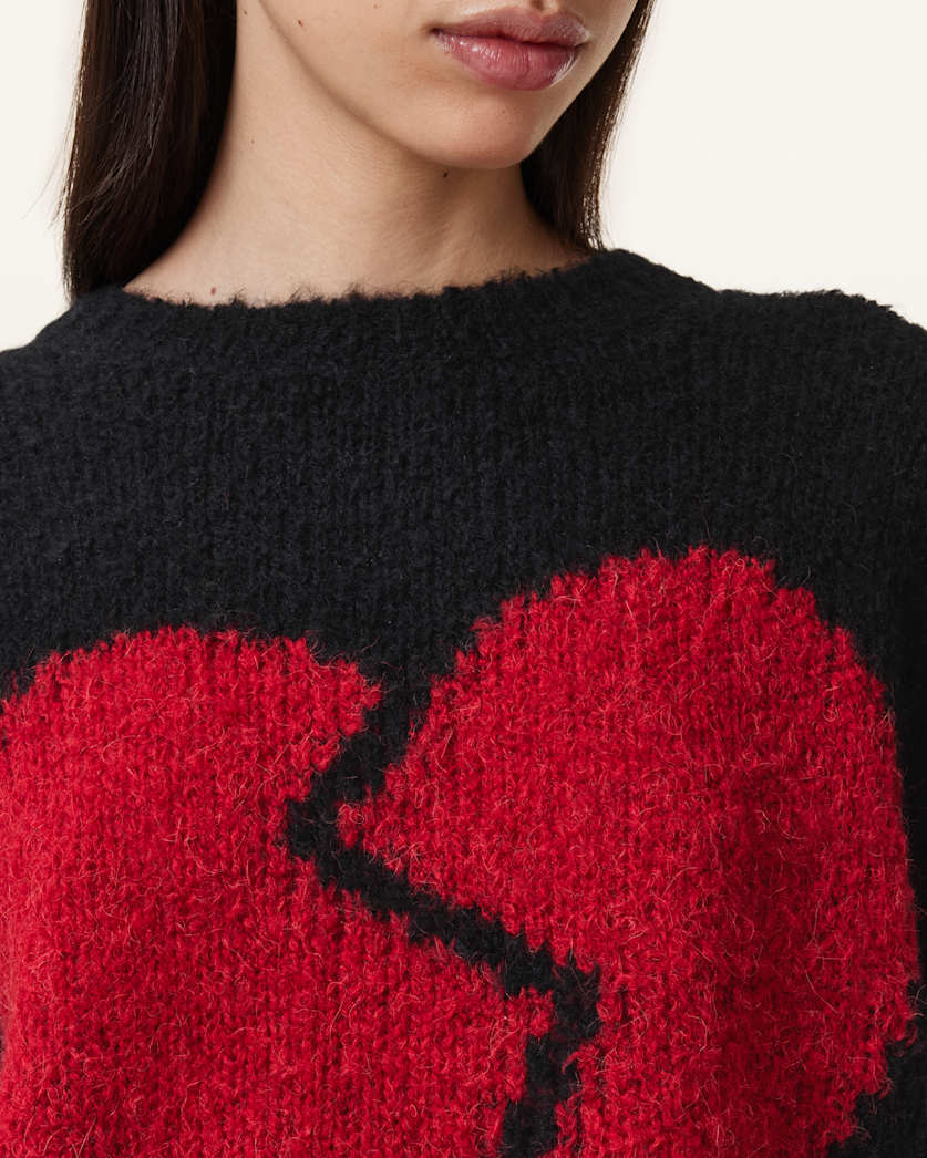 Luv Heart Intarsia Jumper