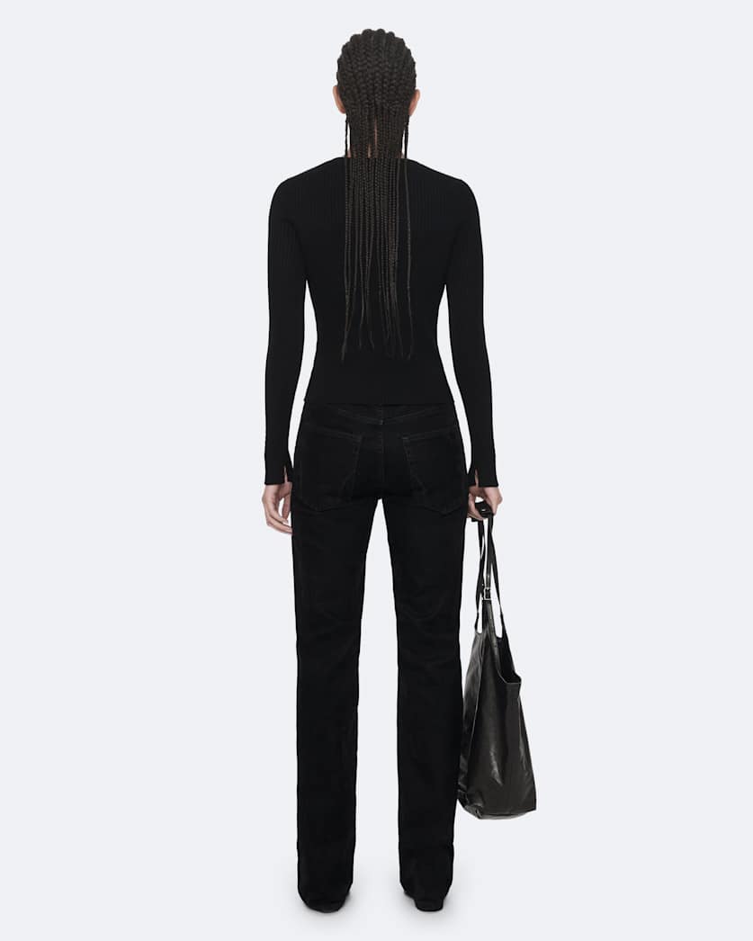 Cruz asymmetric button-front cardigan