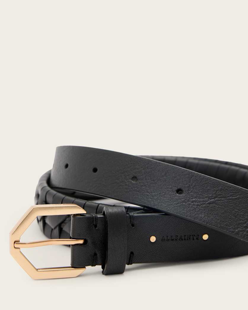 Storm Woven Leather Belt
