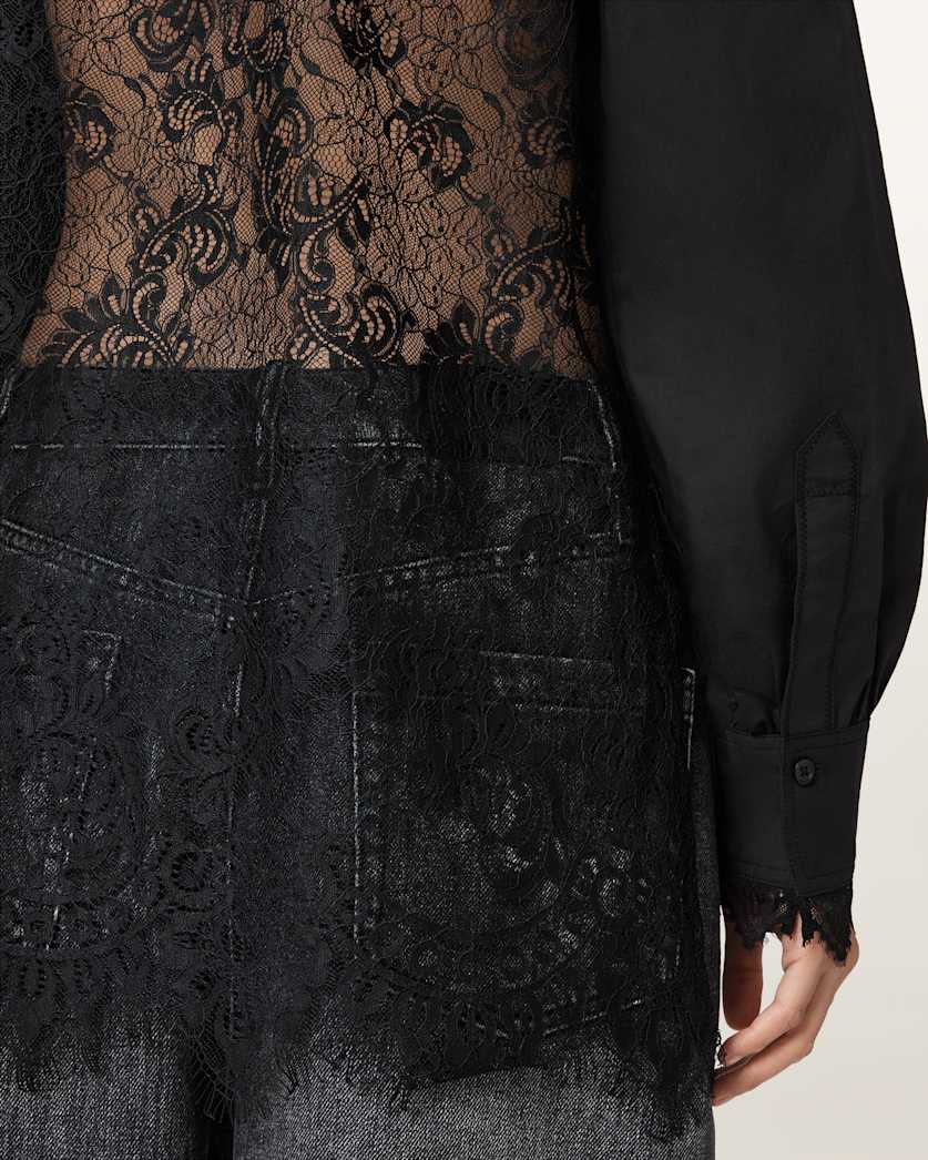 Ethel Lace Trim Shirt