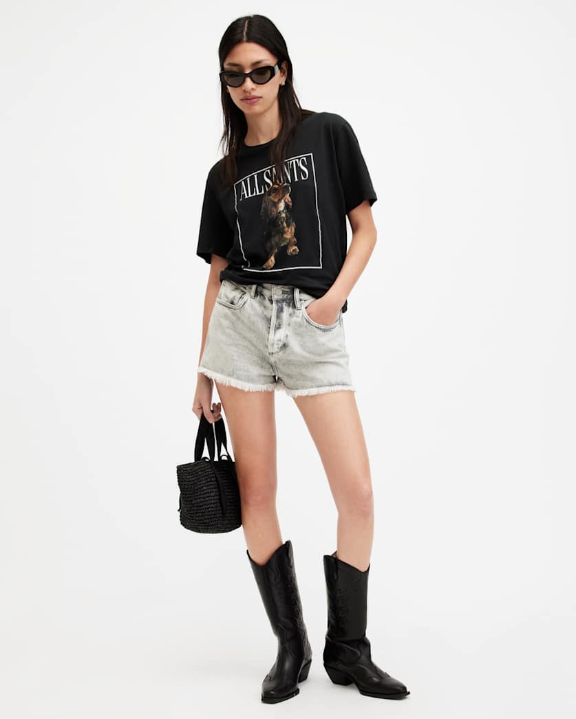 Pepper Dog Artwork Oversized T-Shirt