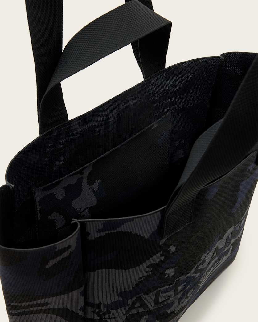 Izzy Large Logo Knitted Tote Bag