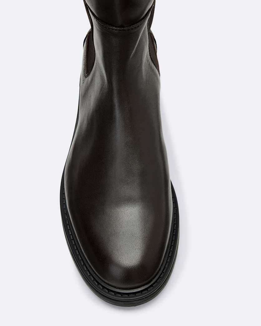 Knee high leather boots