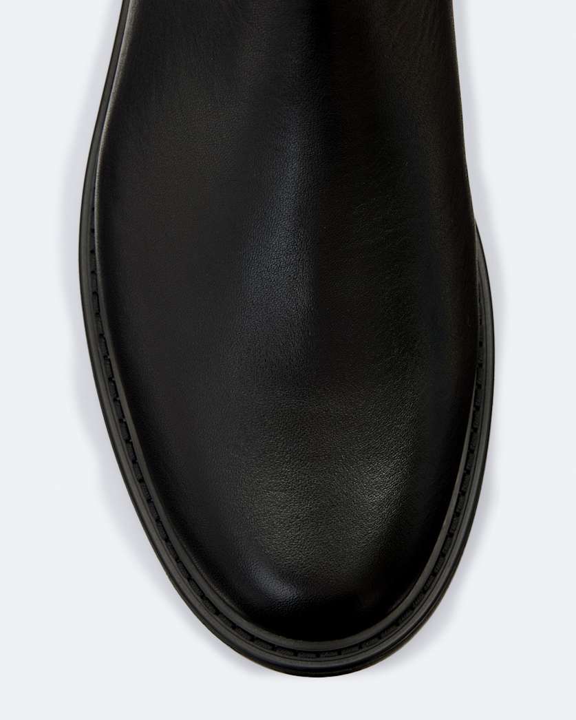 Knee high leather boots