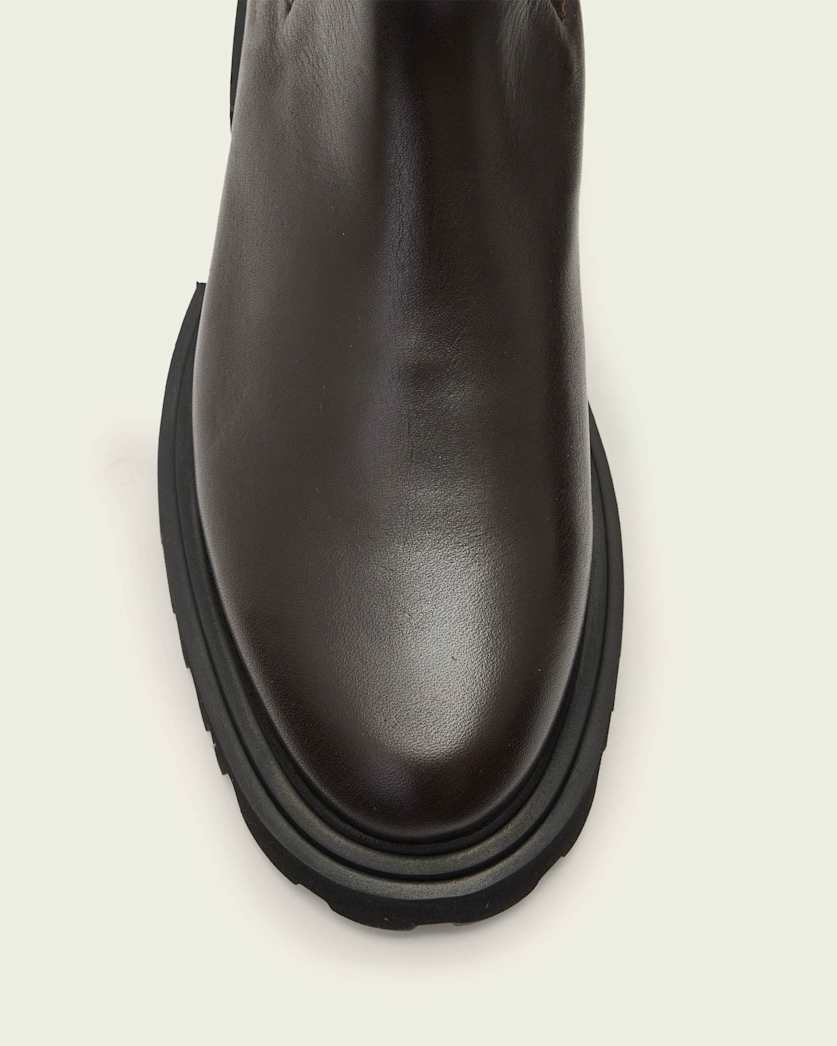 Hallie Leather Ankle Boots