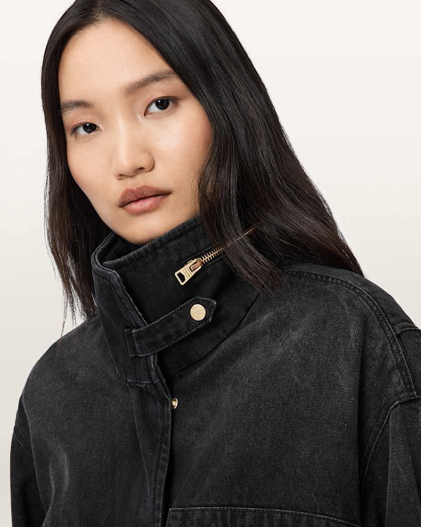 Clay Denim Cropped Jacket