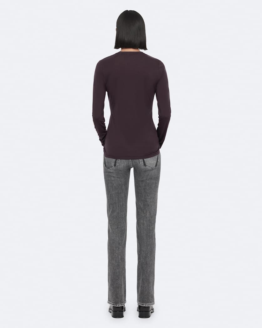 Kira Wool-Blend Long-Sleeve T-Shirt