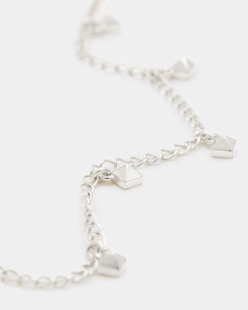 Ria Mini Stud Sterling Silver Necklace