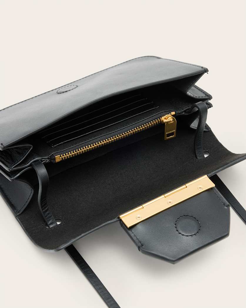 Ann Leather Crossbody Wallet Bag