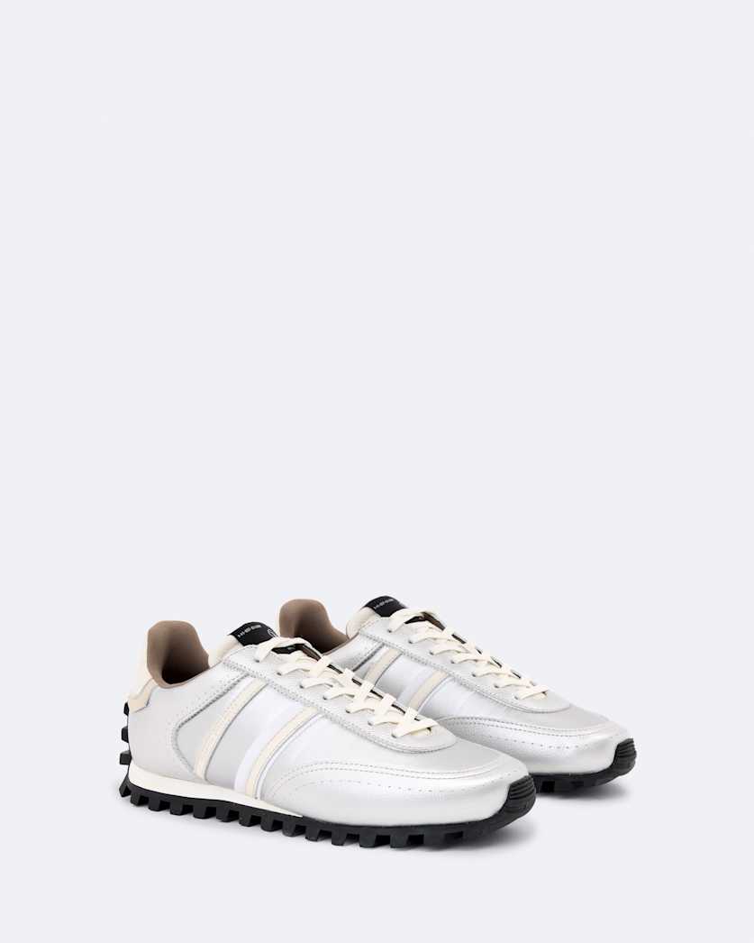 Robin Nylon And Suede Runner Trainers