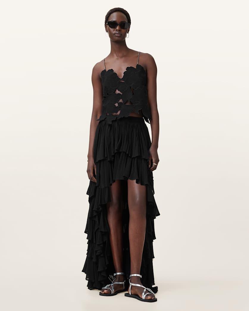 Flora V-Neck Embroidered Top