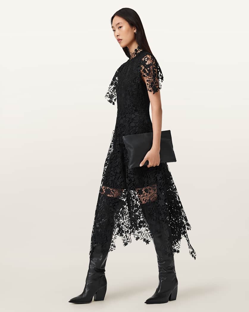 Saege Lace Midi Dress