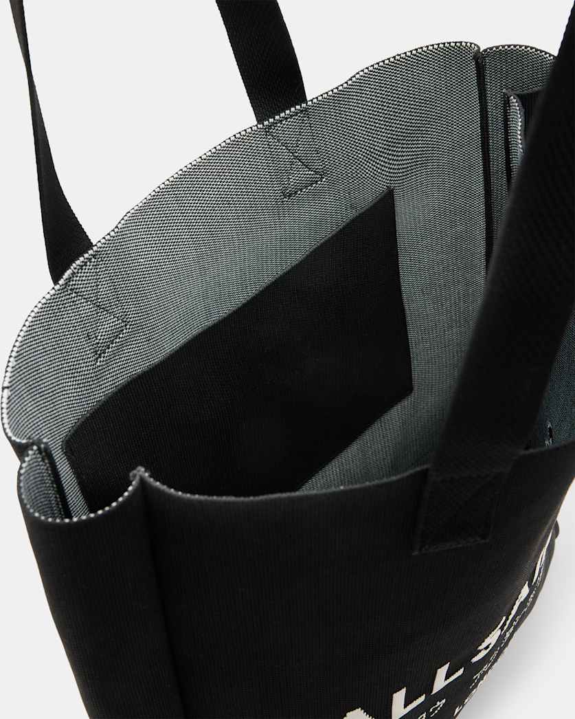 Izzy Logo Print Knitted Tote Bag