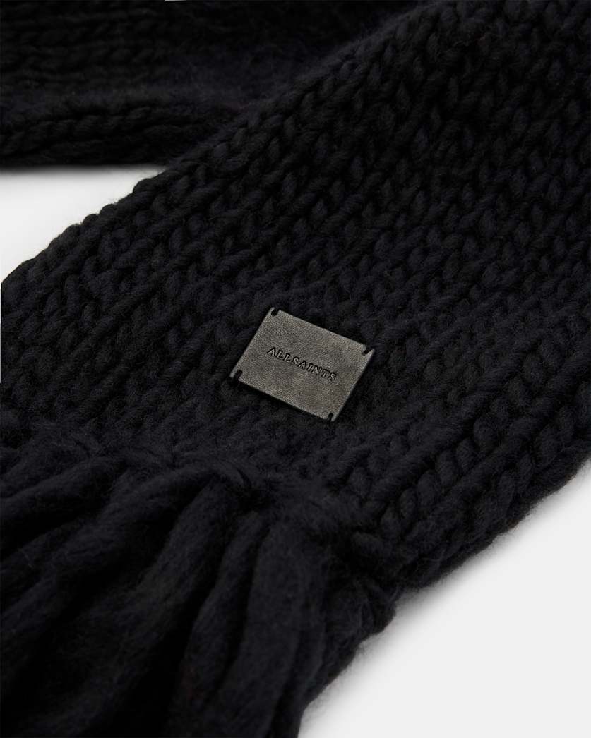 Amber Mixed Knitted Scarf