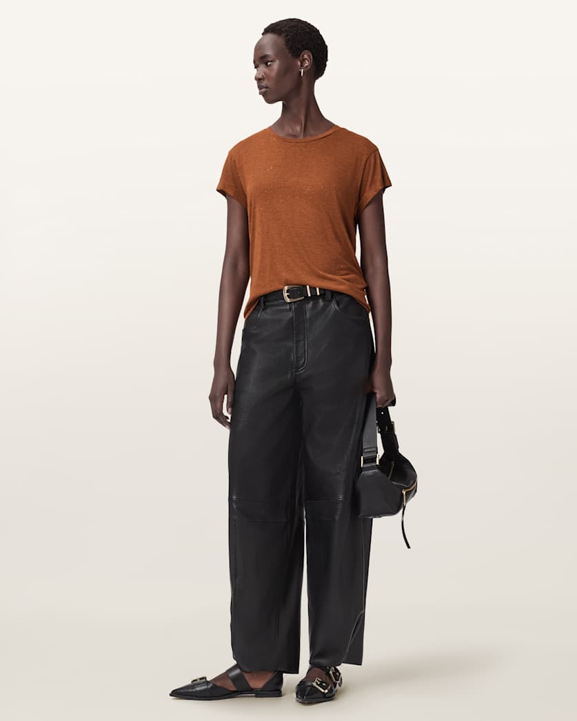 Anna Short Sleeve Shimmer T-Shirt