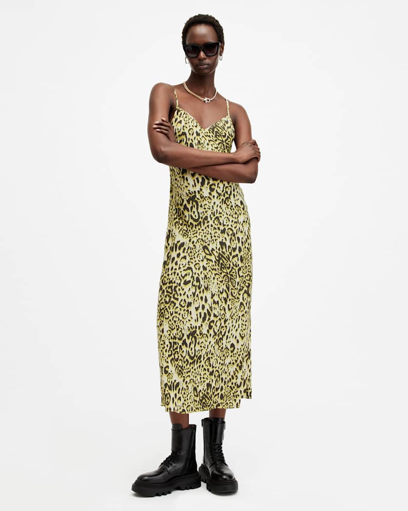 Bryony V-Neck Midi Slip Dress