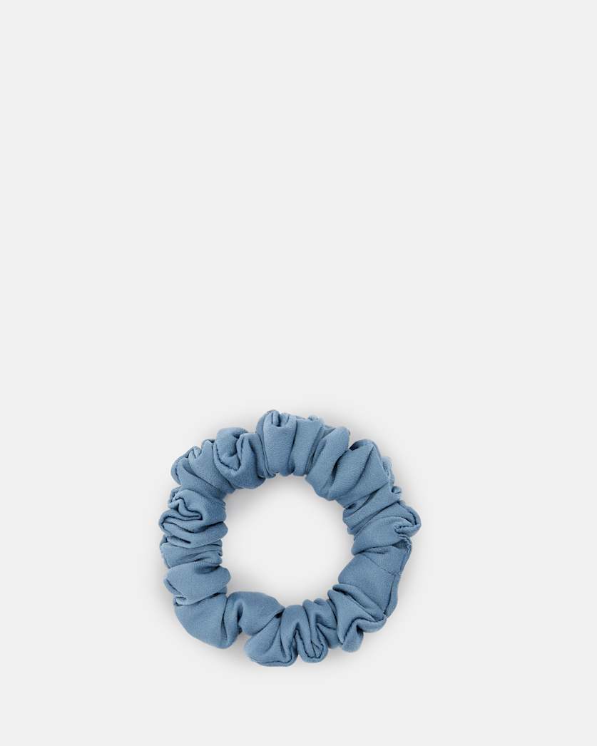 Blue Mini Scrunchie