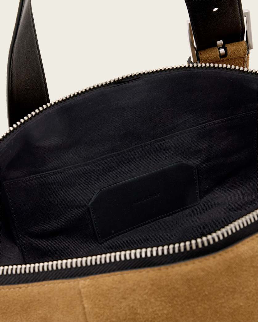 Ares Suede Shoulder Bag