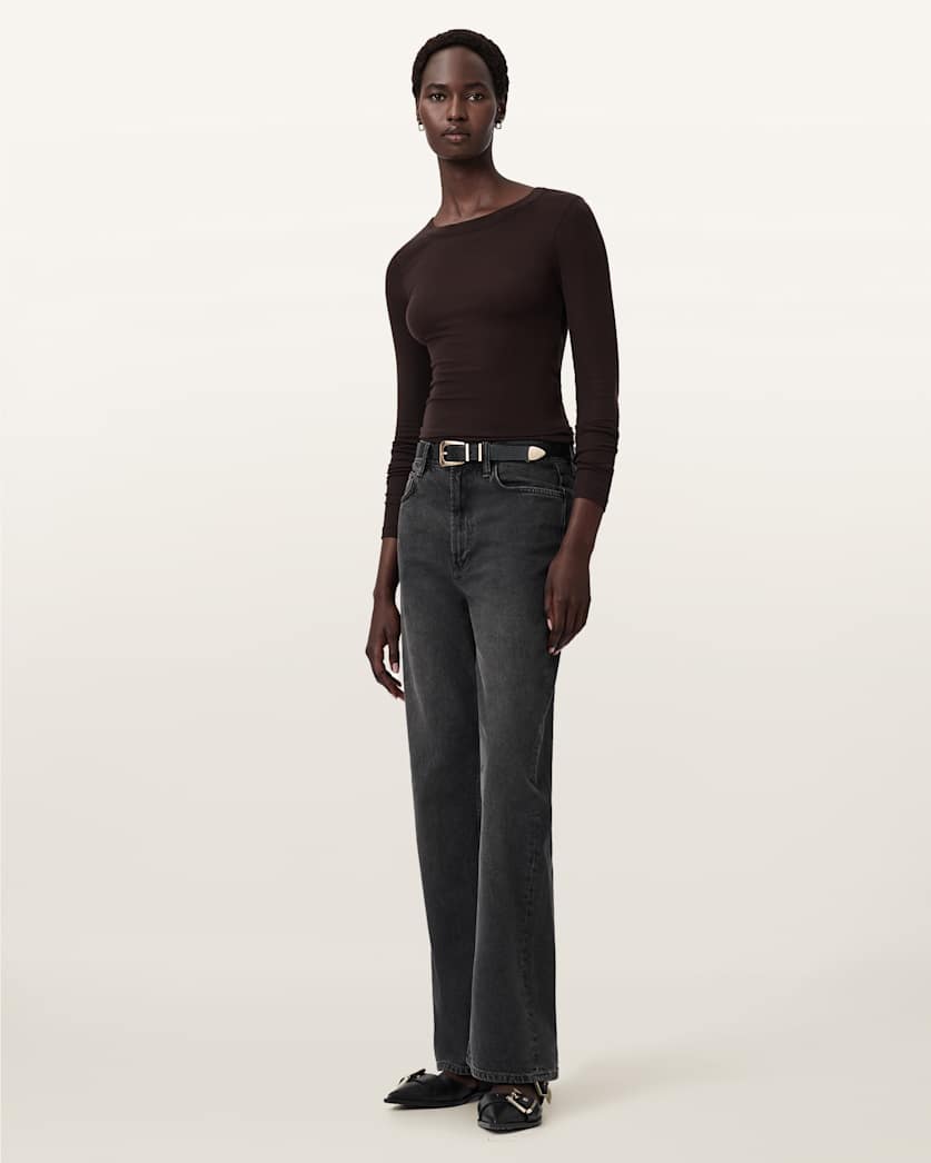 Rina Long Sleeve Crew Neck T-Shirt