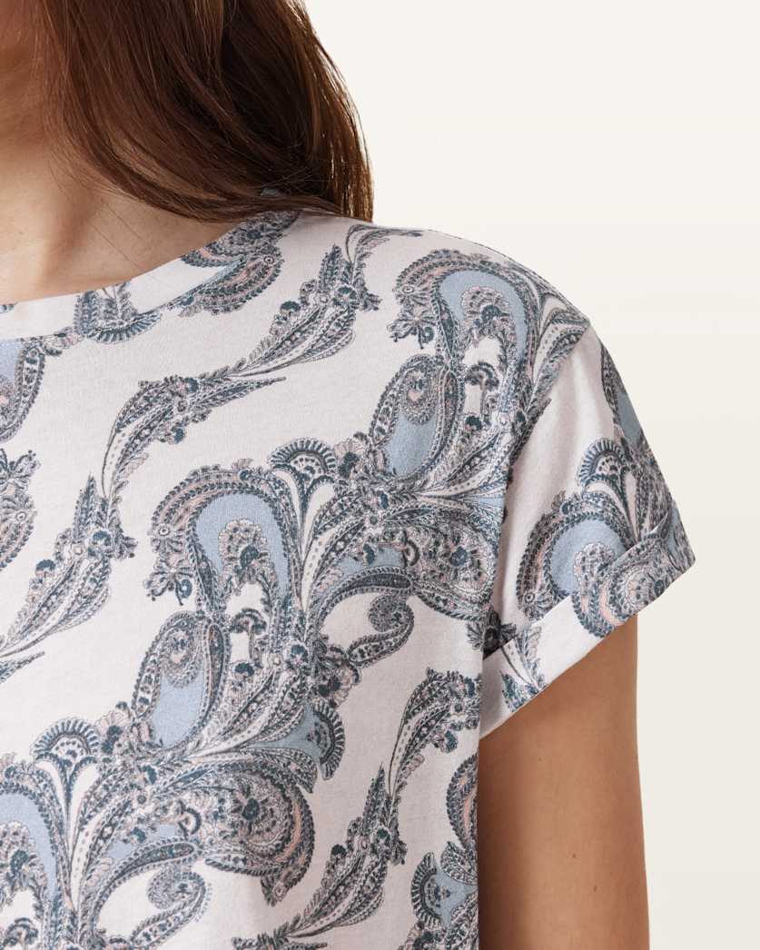 Anna Print Crew Neck T-Shirt