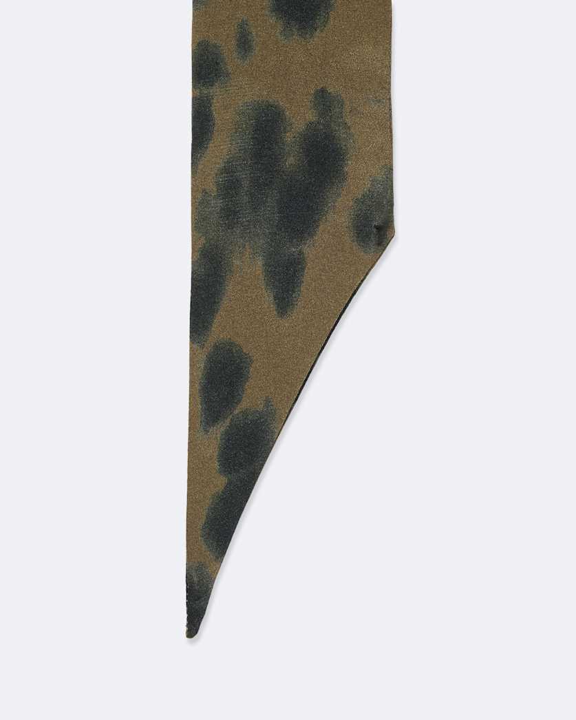 Effusion Printed Skinny Silk Scarf